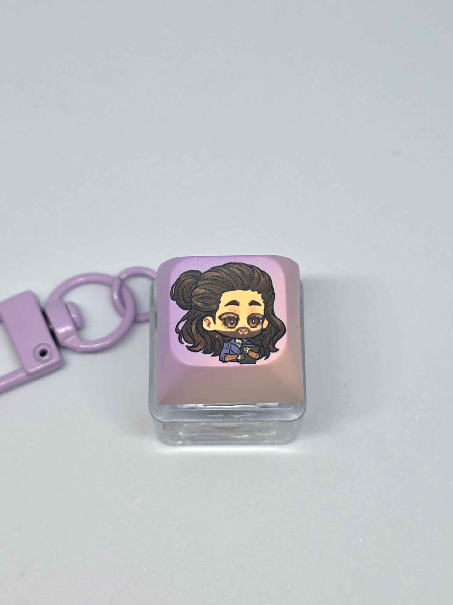 Starving Wizard Light-Up Clicky Keychain