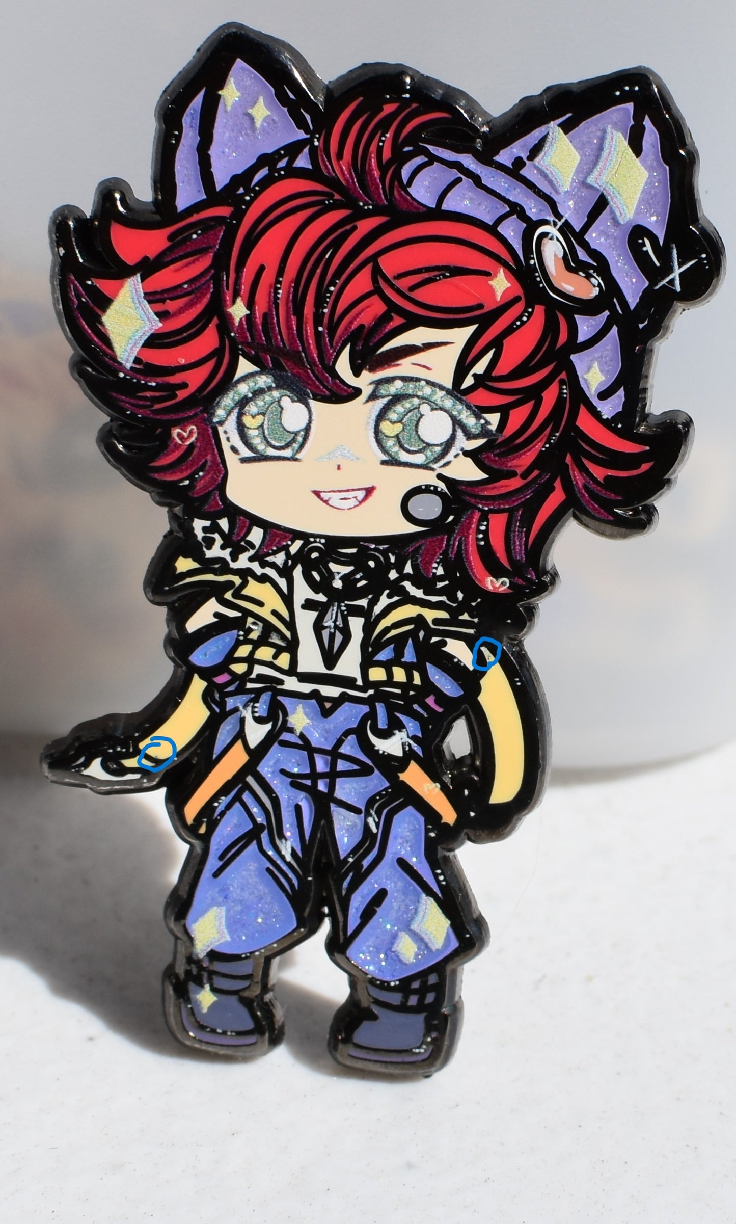 Heart Band Boi Enamel Pin