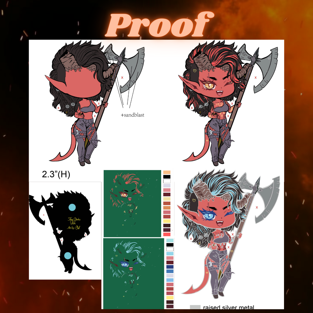 Flame Mama Enamel Pin *PREORDER*