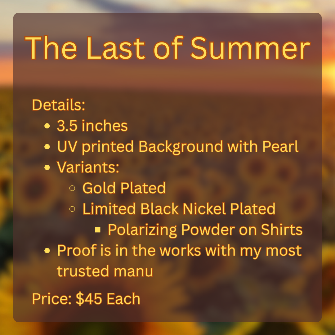 The Last of Summer Enamel Pin - **PREORDER**