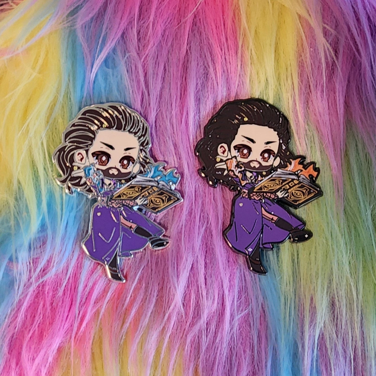 Starving Wizard Enamel Pins