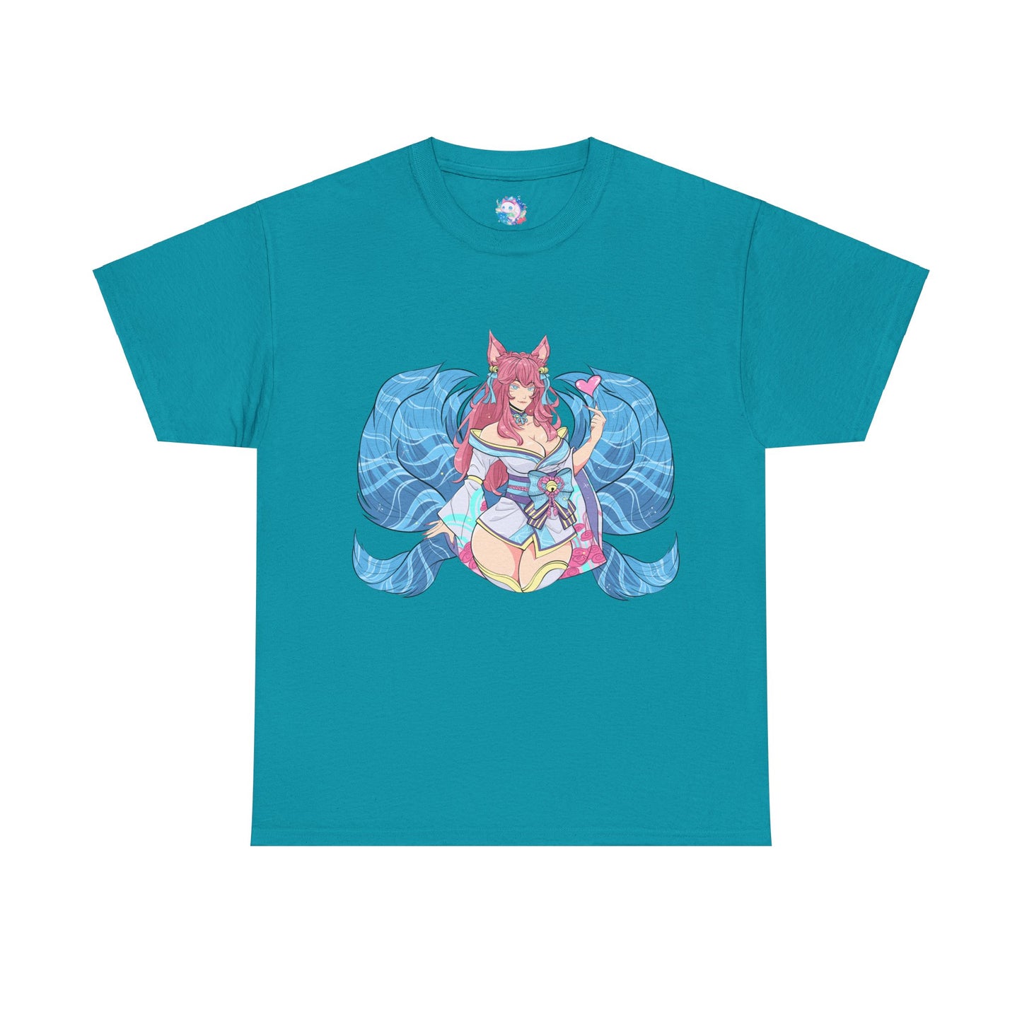 FoxGirl SpiritBloom Unisex Heavy Cotton Tee