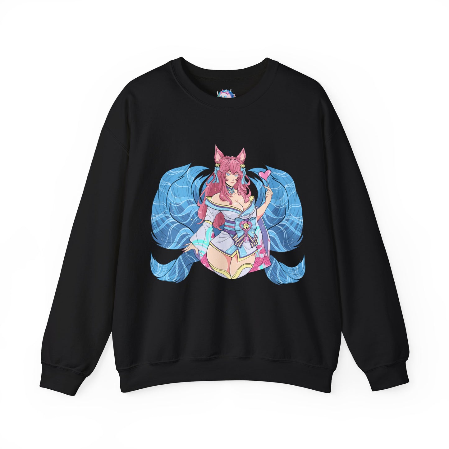 SpiritBloom FoxGirl Unisex Heavy Blend™ Crewneck Sweatshirt