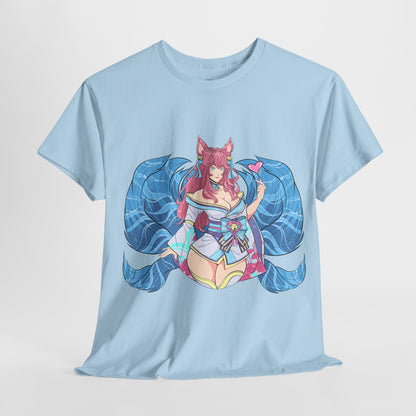 FoxGirl SpiritBloom Unisex Heavy Cotton Tee