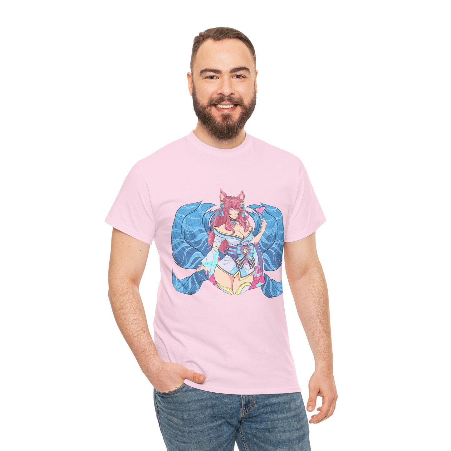 FoxGirl SpiritBloom Unisex Heavy Cotton Tee