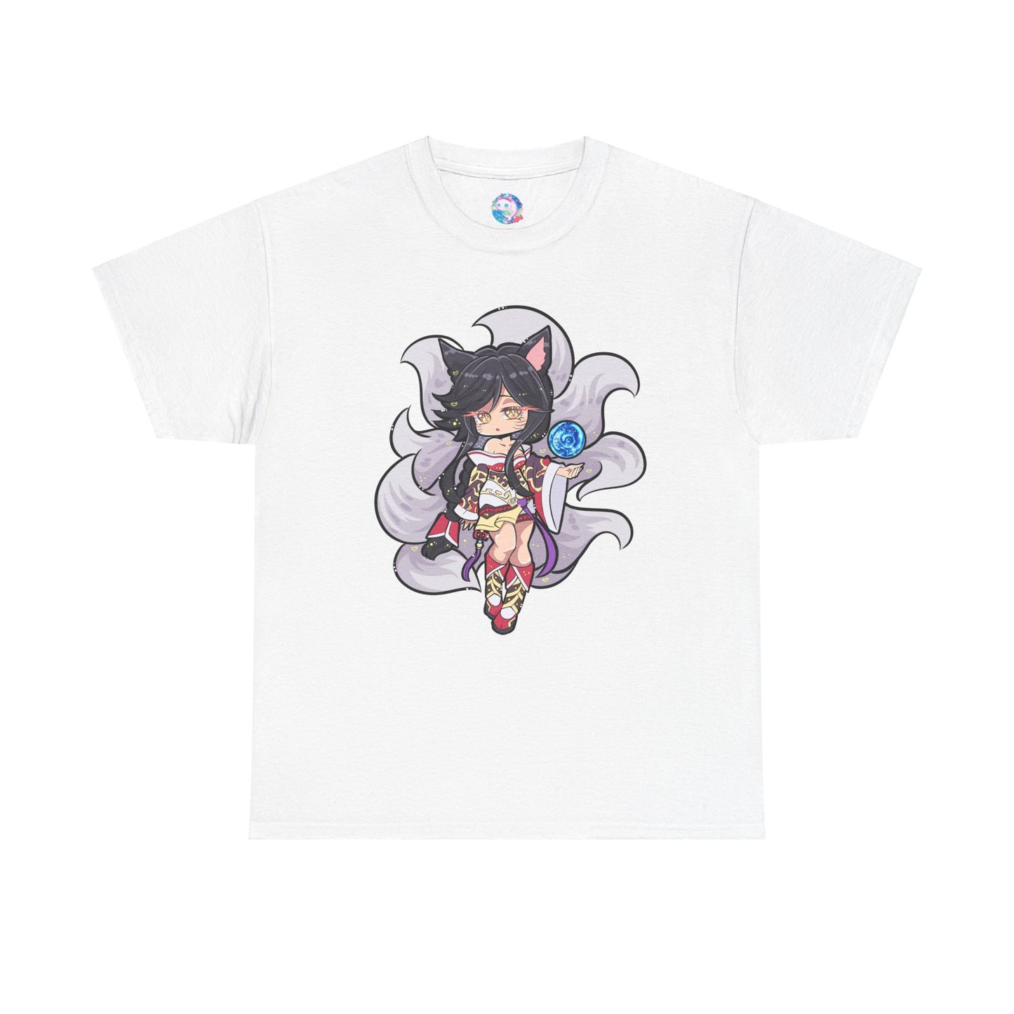 Chibi FoxGirl Unisex Heavy Cotton Tee