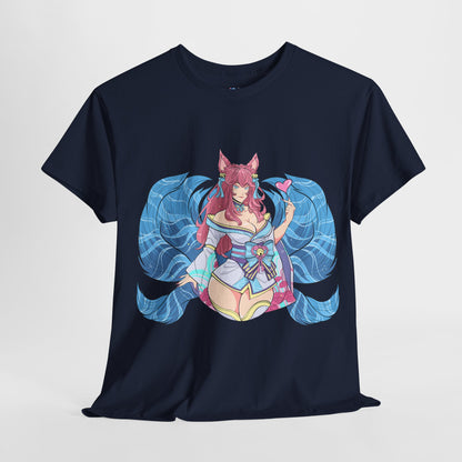 FoxGirl SpiritBloom Unisex Heavy Cotton Tee