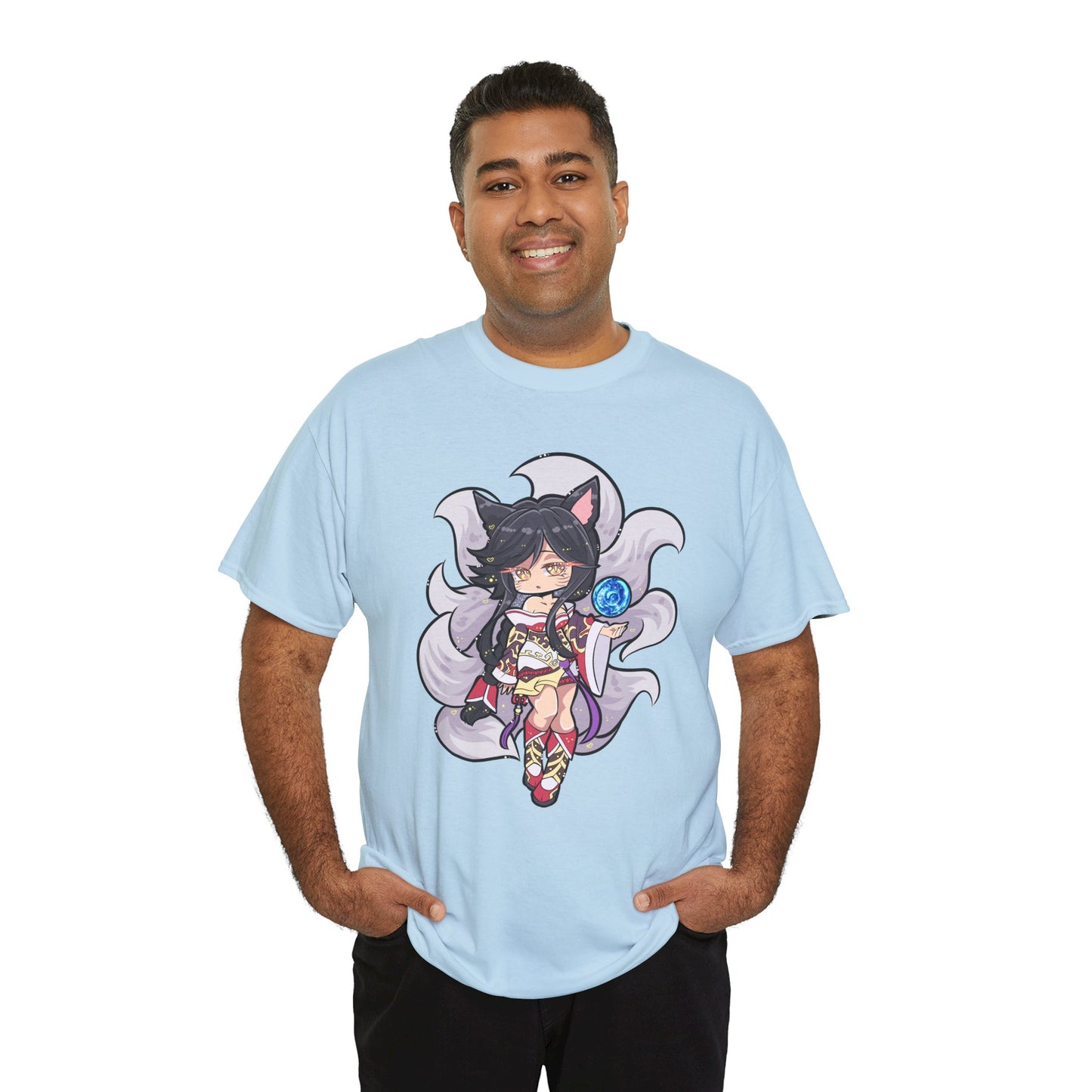 Chibi FoxGirl Unisex Heavy Cotton Tee