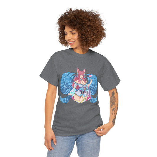 FoxGirl SpiritBloom Unisex Heavy Cotton Tee