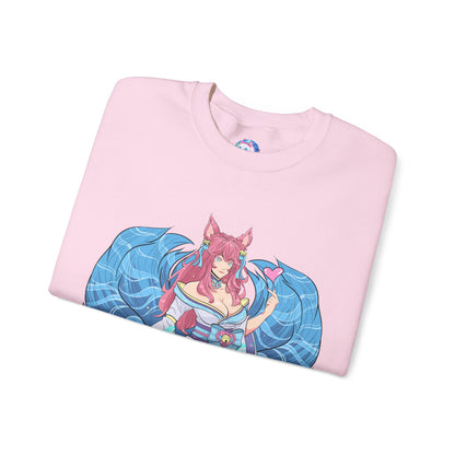 SpiritBloom FoxGirl Unisex Heavy Blend™ Crewneck Sweatshirt