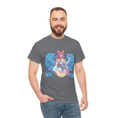 FoxGirl SpiritBloom Unisex Heavy Cotton Tee