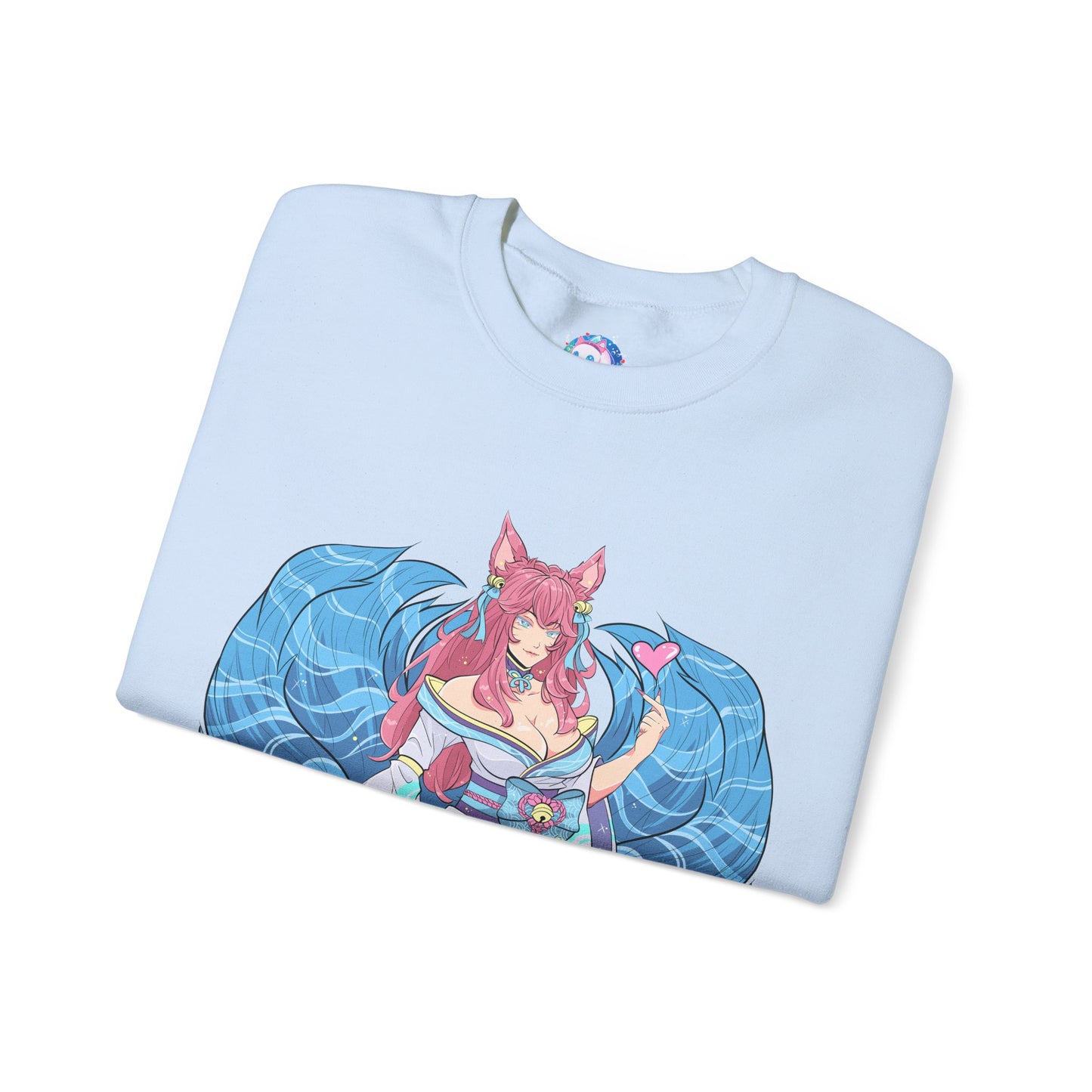 SpiritBloom FoxGirl Unisex Heavy Blend™ Crewneck Sweatshirt