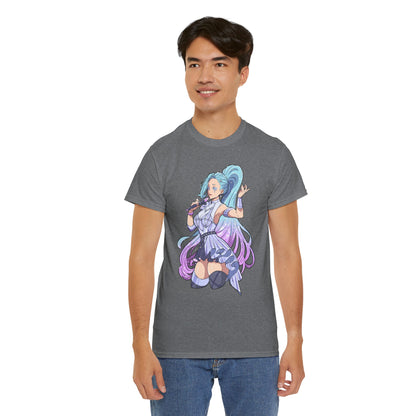 Starry-Eyed Girl Band Skin Unisex Heavy Cotton Tee