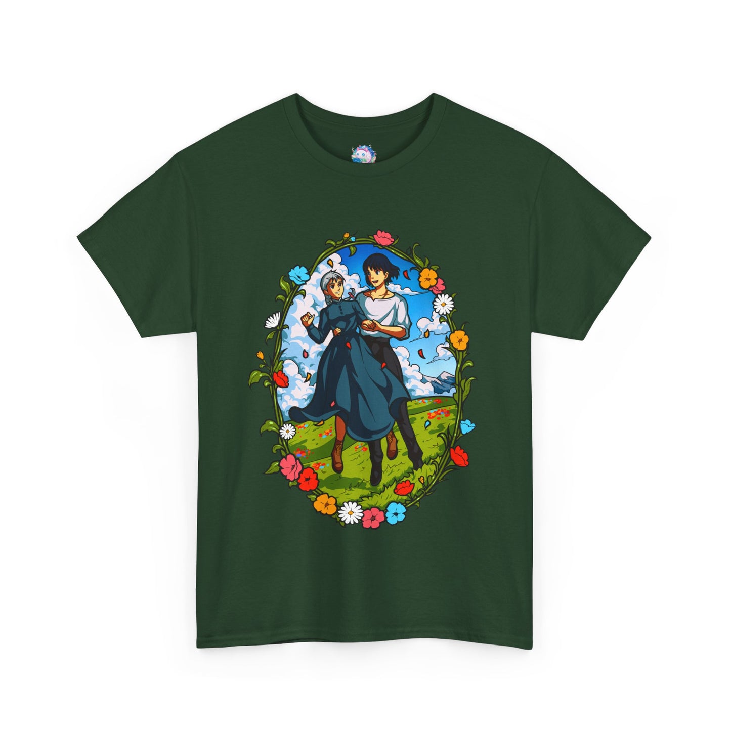 The Howl and Sophie Unisex Heavy Cotton Tee