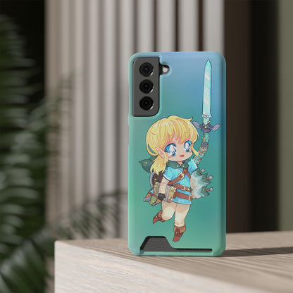 The Knight Phone Case With Card Holder