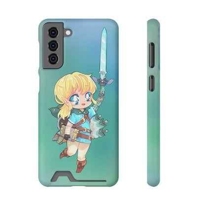 The Knight Phone Case With Card Holder