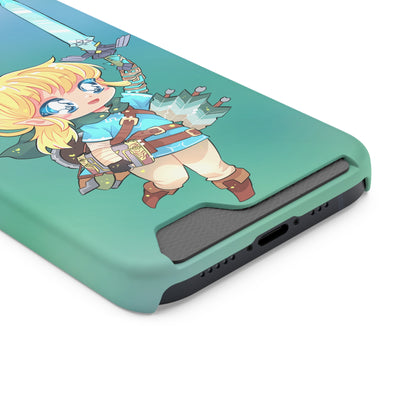 The Knight Phone Case With Card Holder