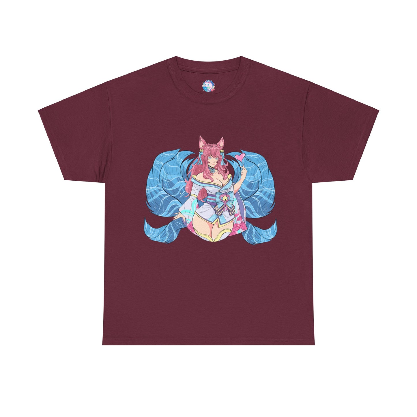 FoxGirl SpiritBloom Unisex Heavy Cotton Tee