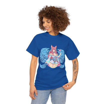 FoxGirl SpiritBloom Unisex Heavy Cotton Tee