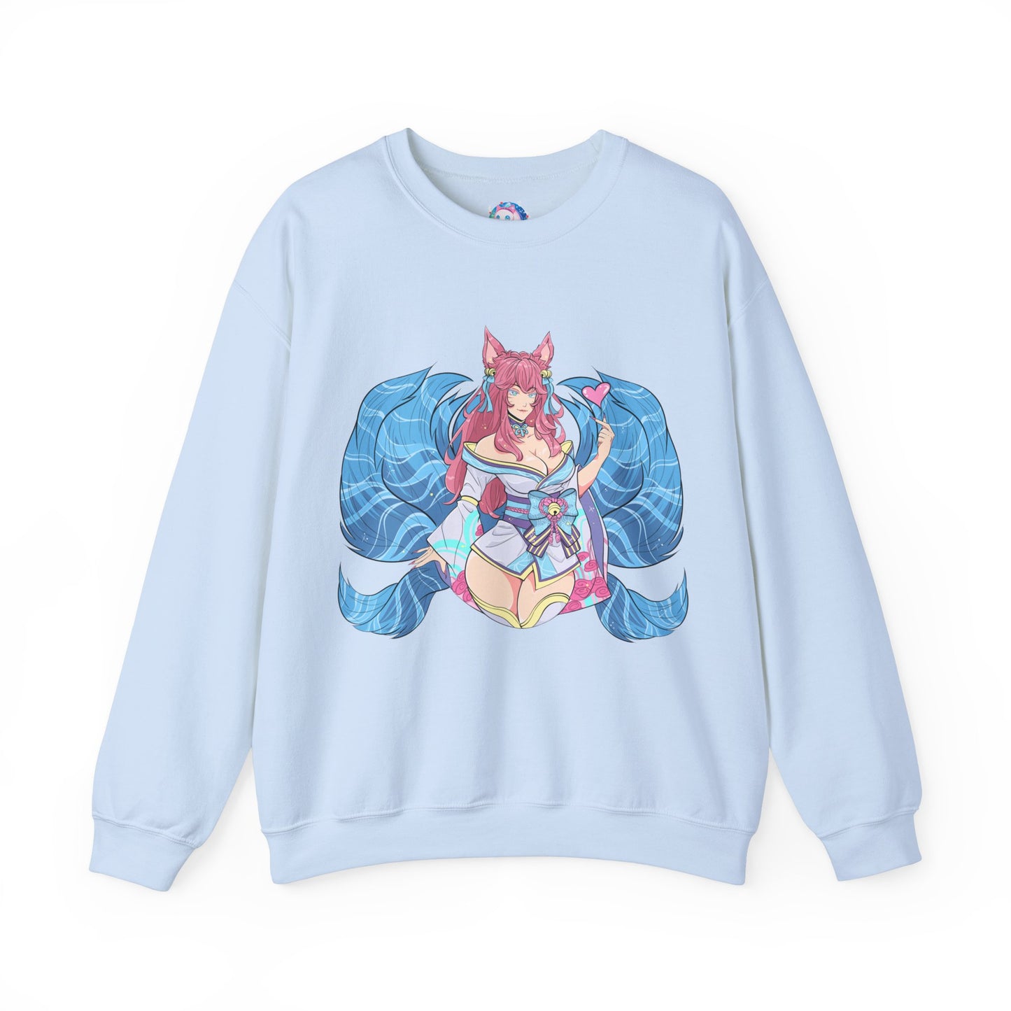 SpiritBloom FoxGirl Unisex Heavy Blend™ Crewneck Sweatshirt