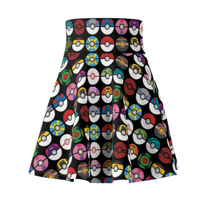 Creature Spheres Women's Skater Skirt (AOP).