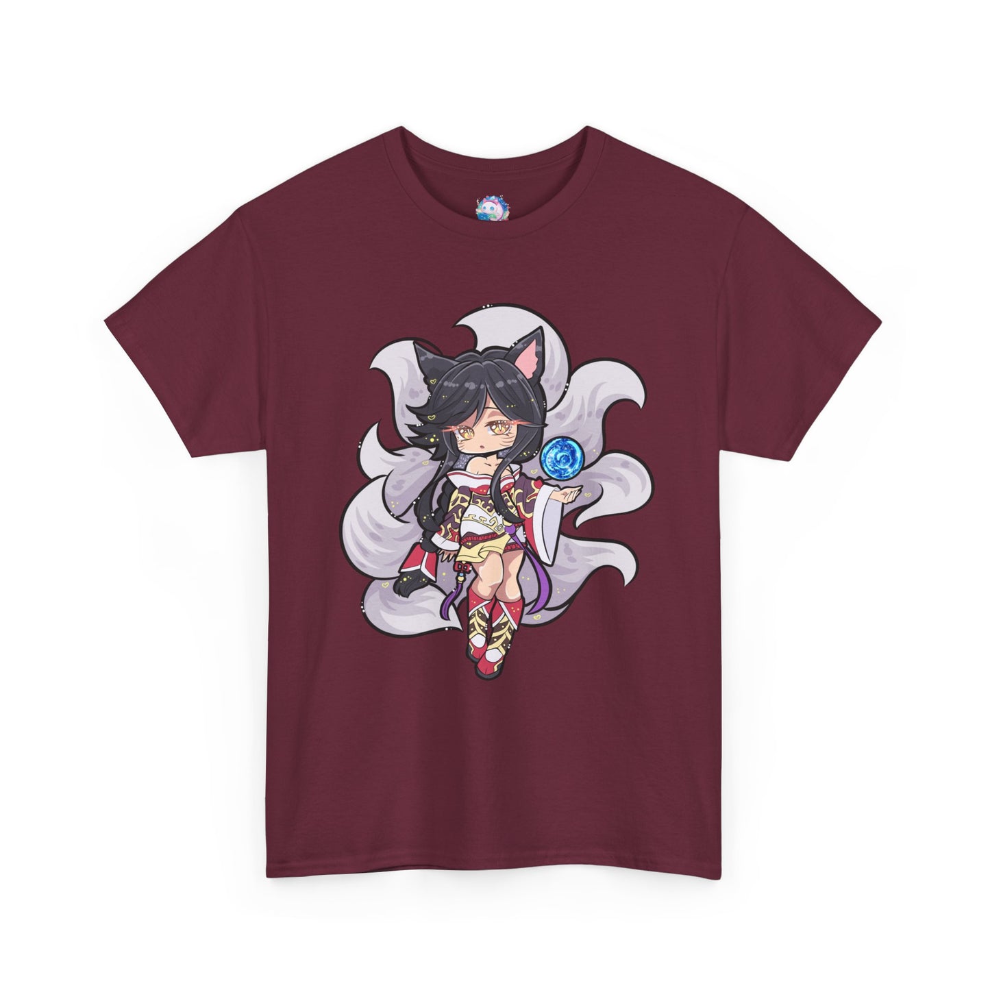 Chibi FoxGirl Unisex Heavy Cotton Tee