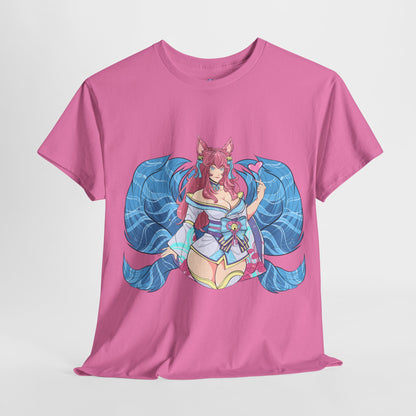 FoxGirl SpiritBloom Unisex Heavy Cotton Tee