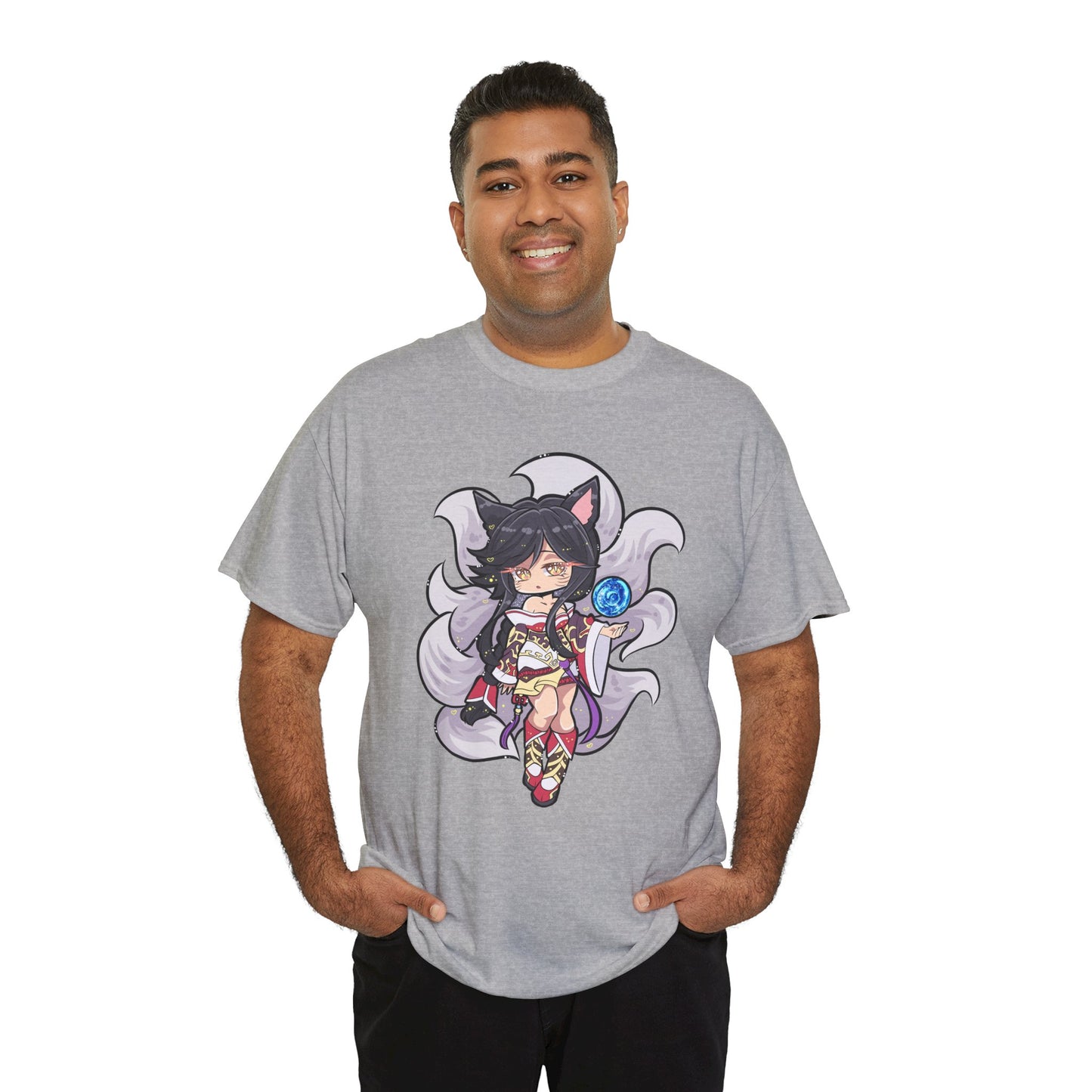 Chibi FoxGirl Unisex Heavy Cotton Tee