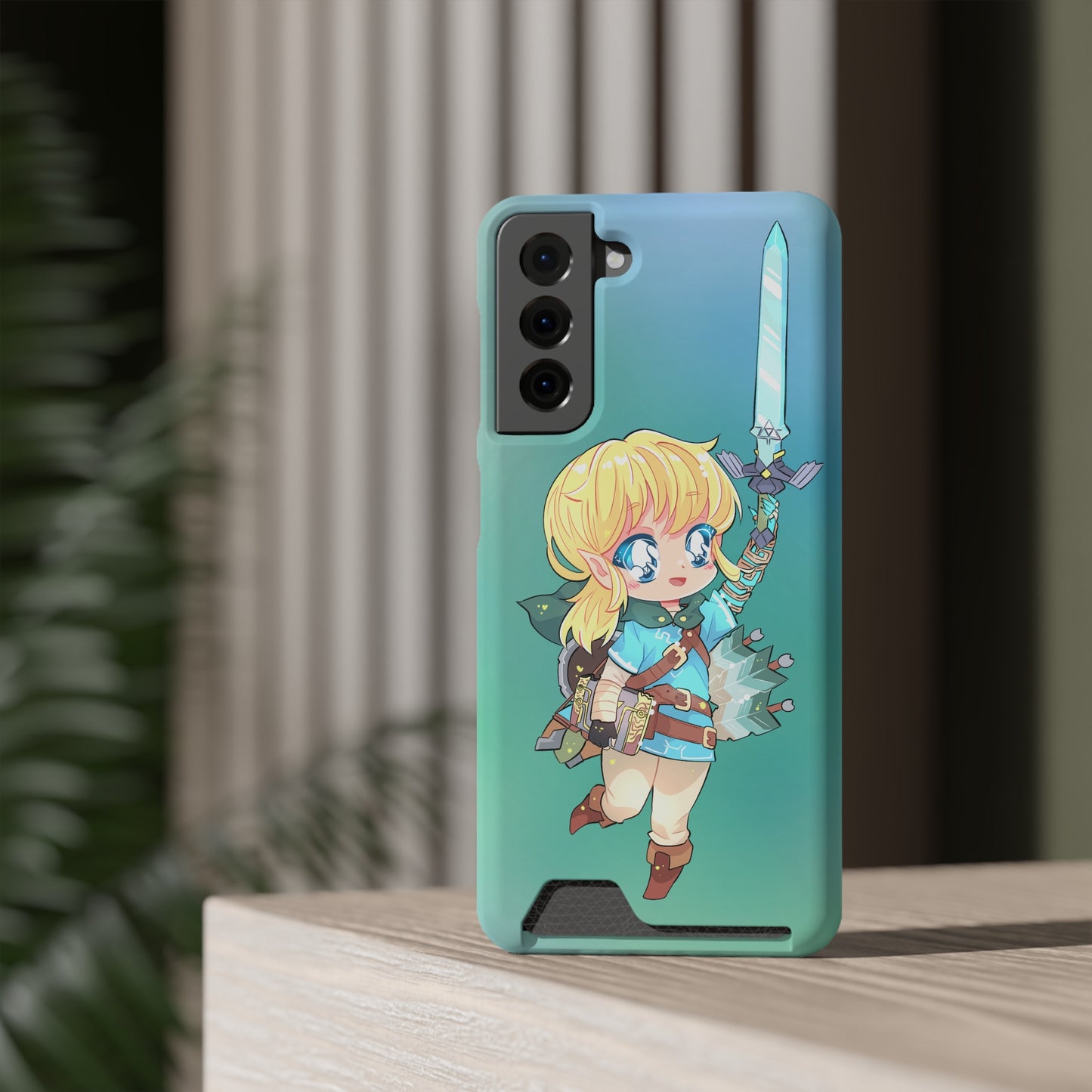 The Knight Phone Case With Card Holder