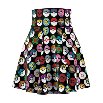 Creature Spheres Women's Skater Skirt (AOP).