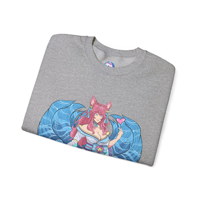 SpiritBloom FoxGirl Unisex Heavy Blend™ Crewneck Sweatshirt