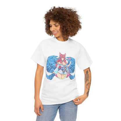 FoxGirl SpiritBloom Unisex Heavy Cotton Tee