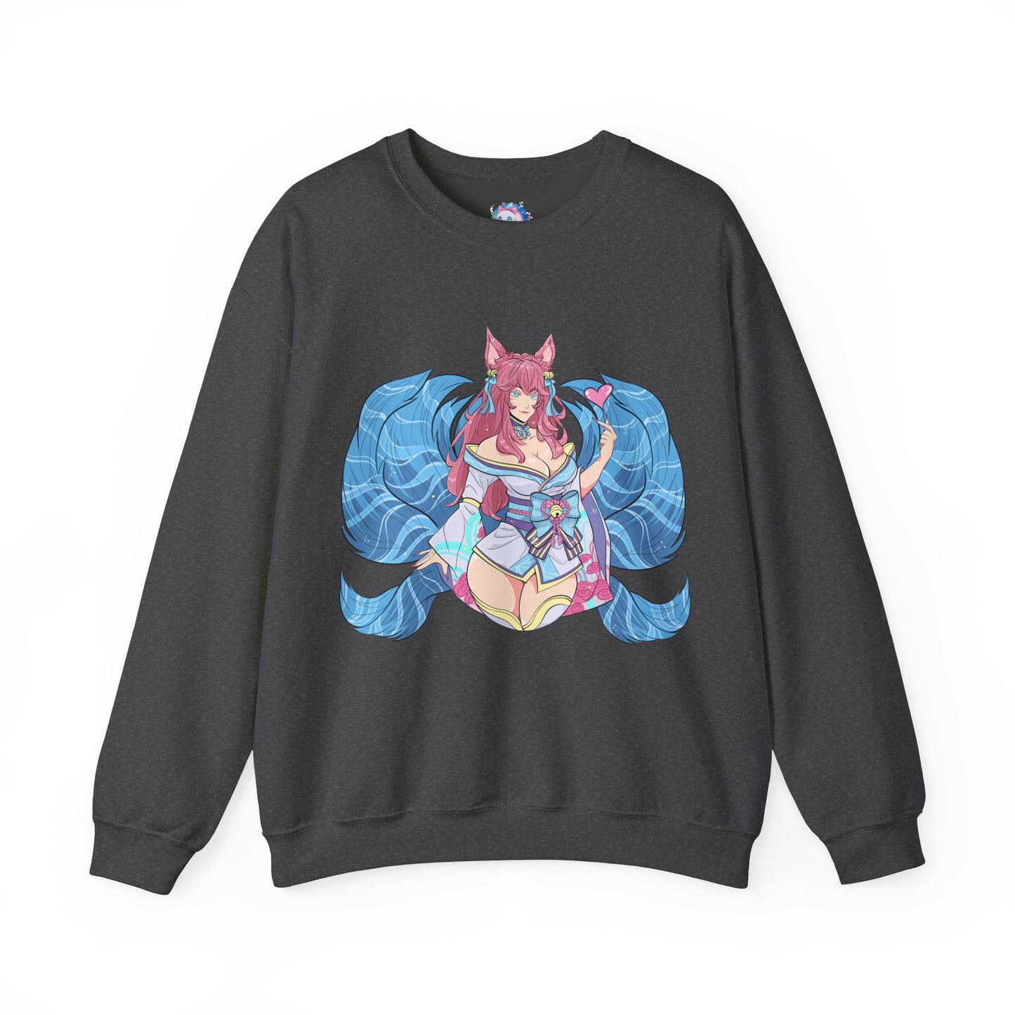 SpiritBloom FoxGirl Unisex Heavy Blend™ Crewneck Sweatshirt