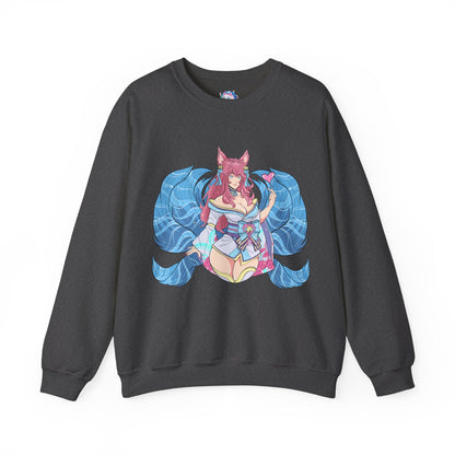 SpiritBloom FoxGirl Unisex Heavy Blend™ Crewneck Sweatshirt