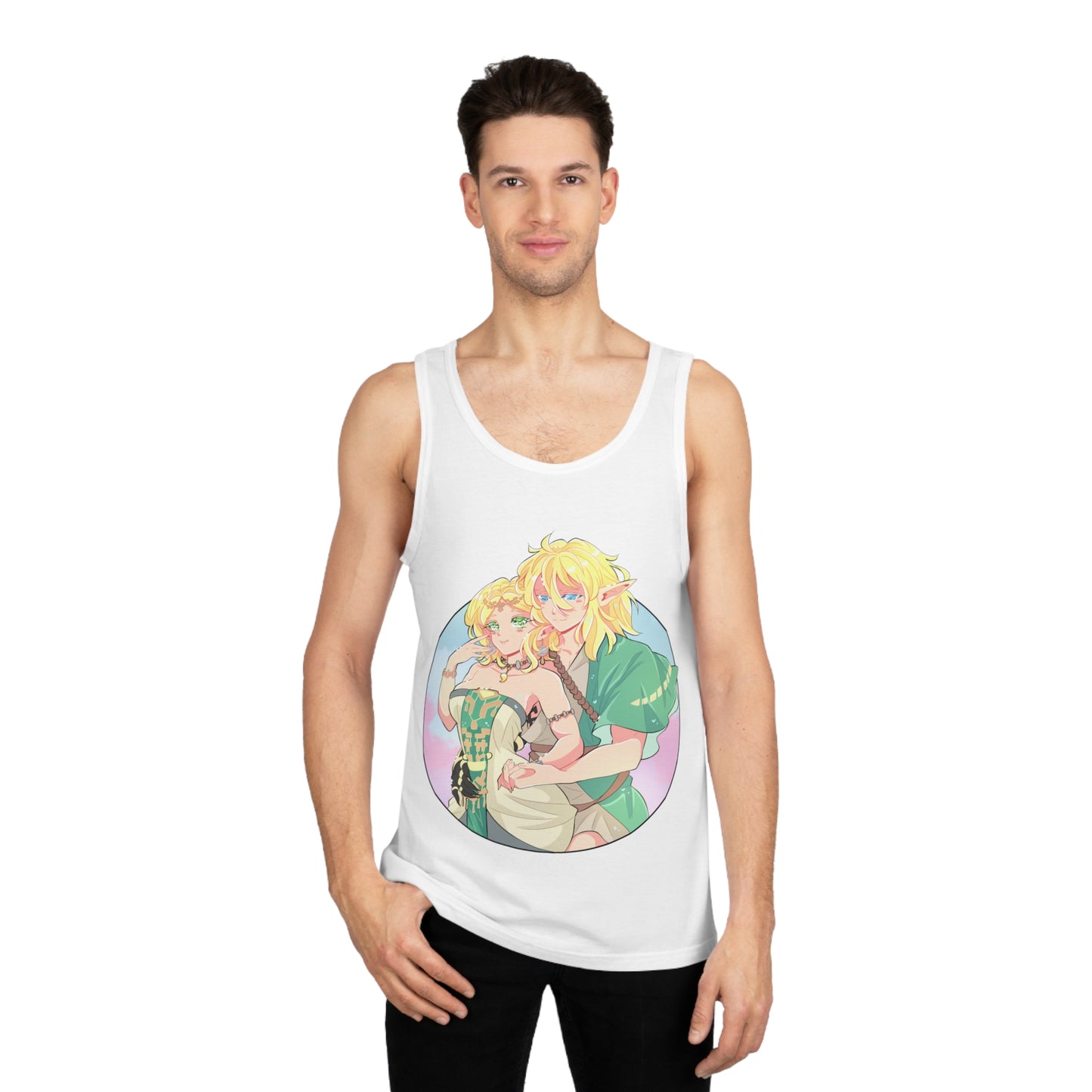 The Princess and Her Knight Unisex Softstyle™ Tank Top