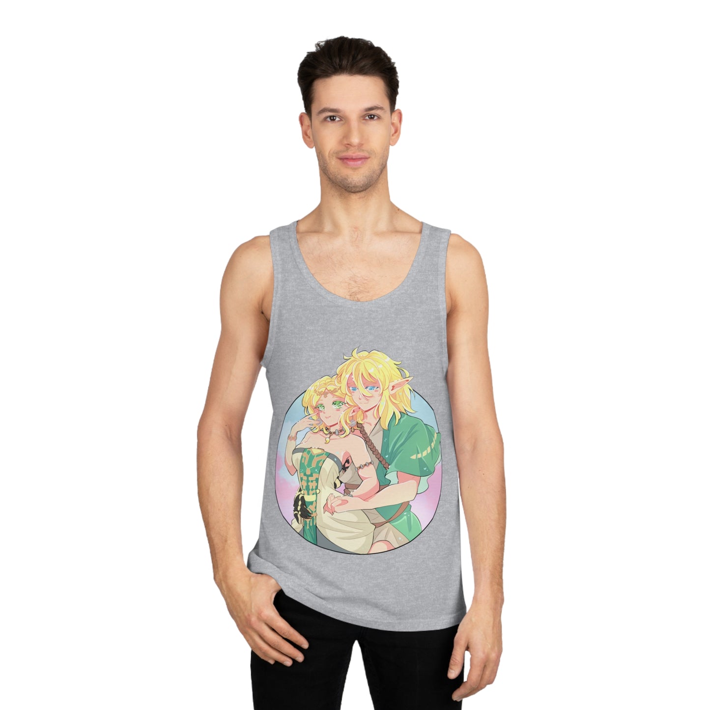 The Princess and Her Knight Unisex Softstyle™ Tank Top