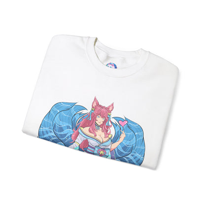 SpiritBloom FoxGirl Unisex Heavy Blend™ Crewneck Sweatshirt