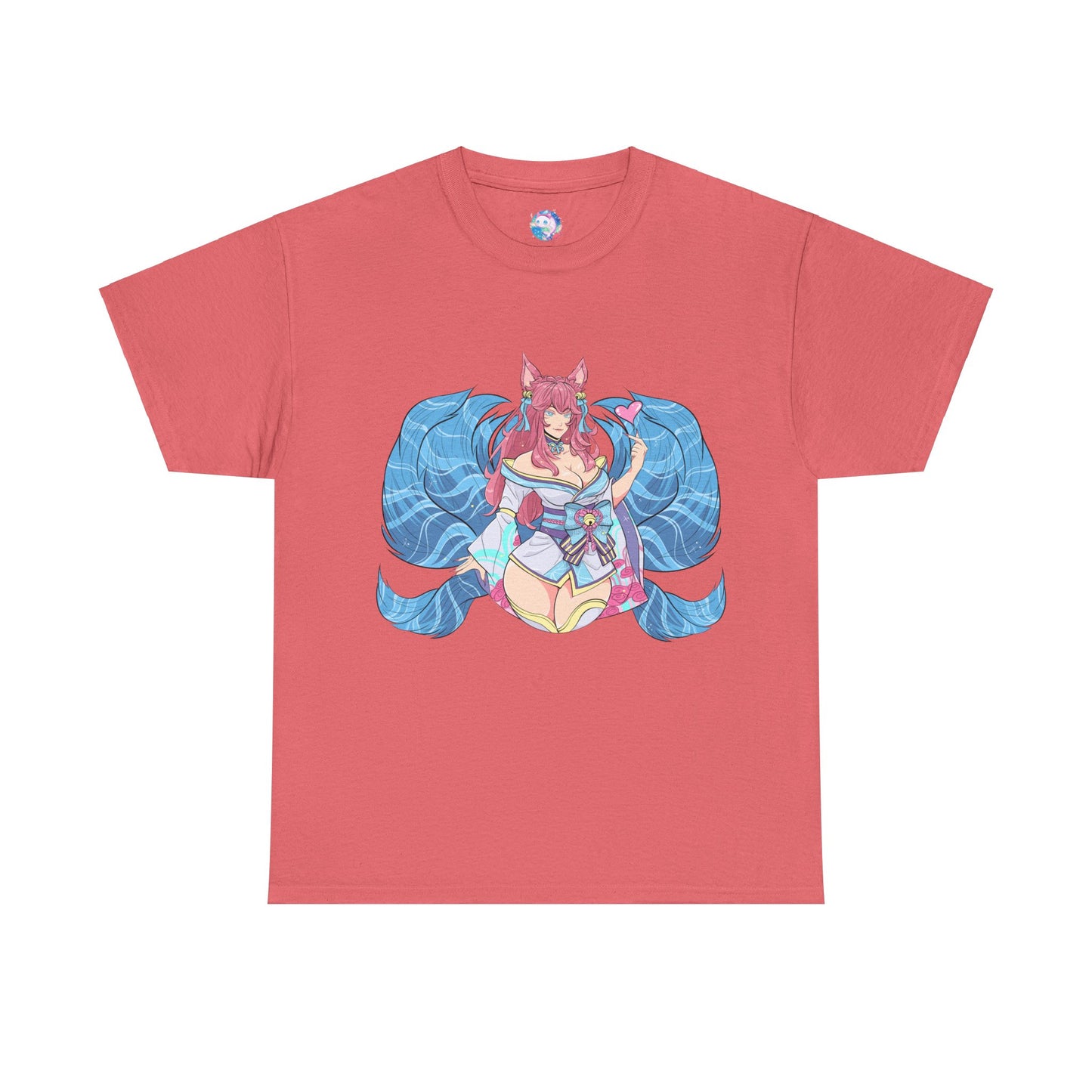 FoxGirl SpiritBloom Unisex Heavy Cotton Tee