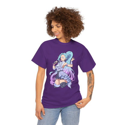 Starry-Eyed Girl Band Skin Unisex Heavy Cotton Tee