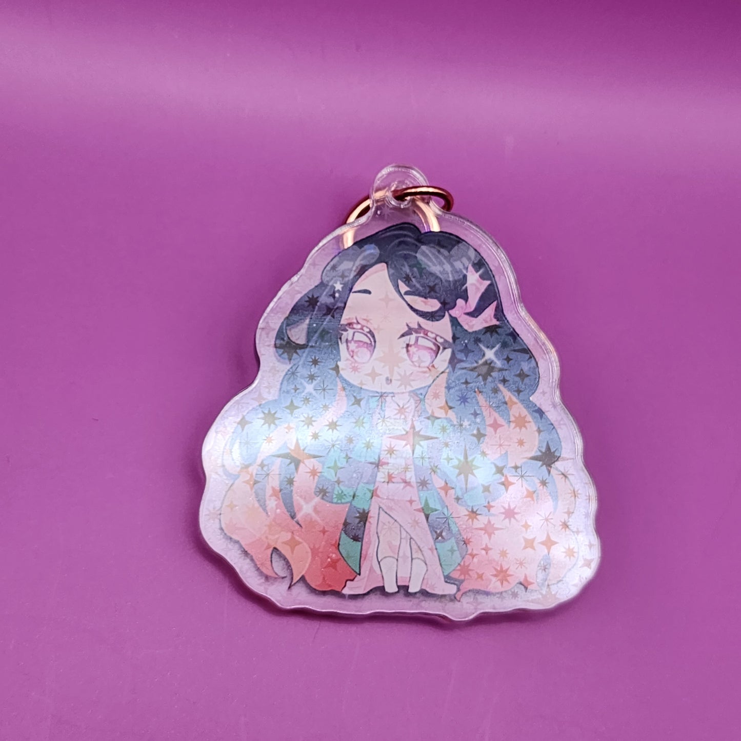 Demon Girl Acrylic Charm