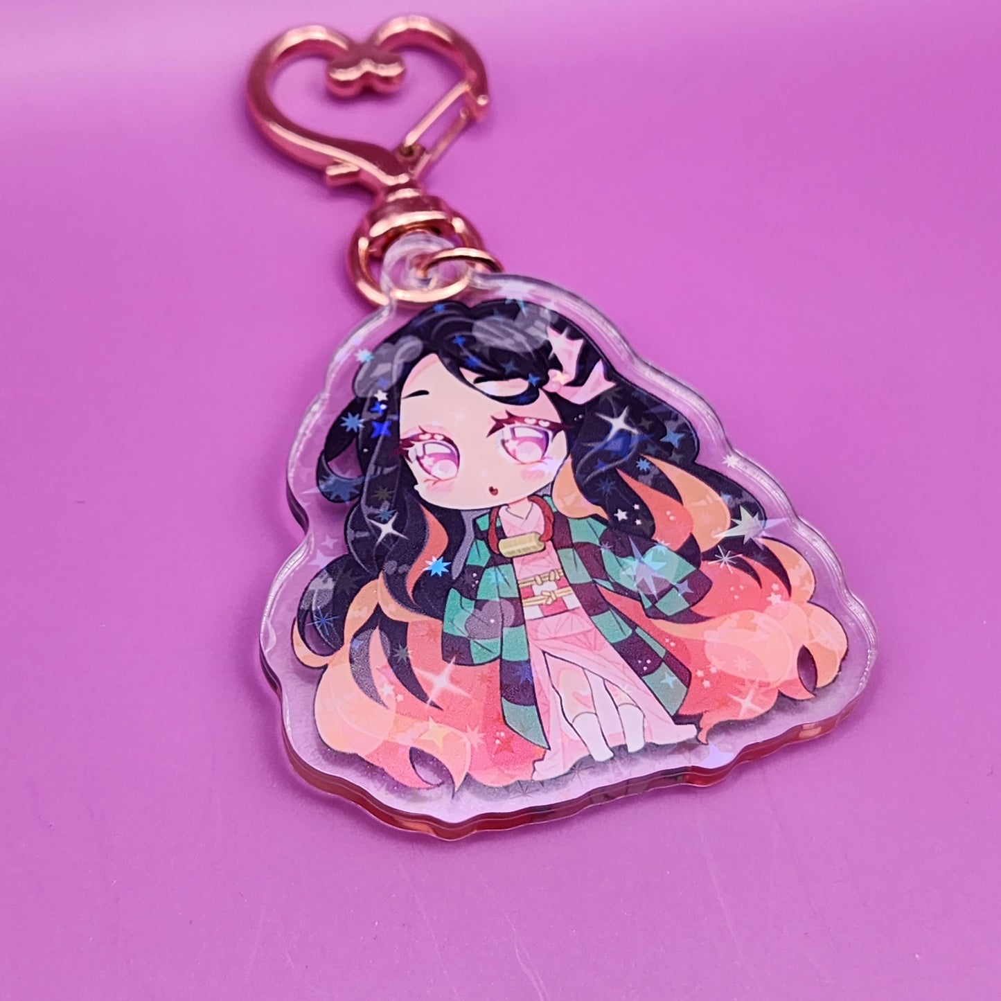 Demon Girl Acrylic Charm