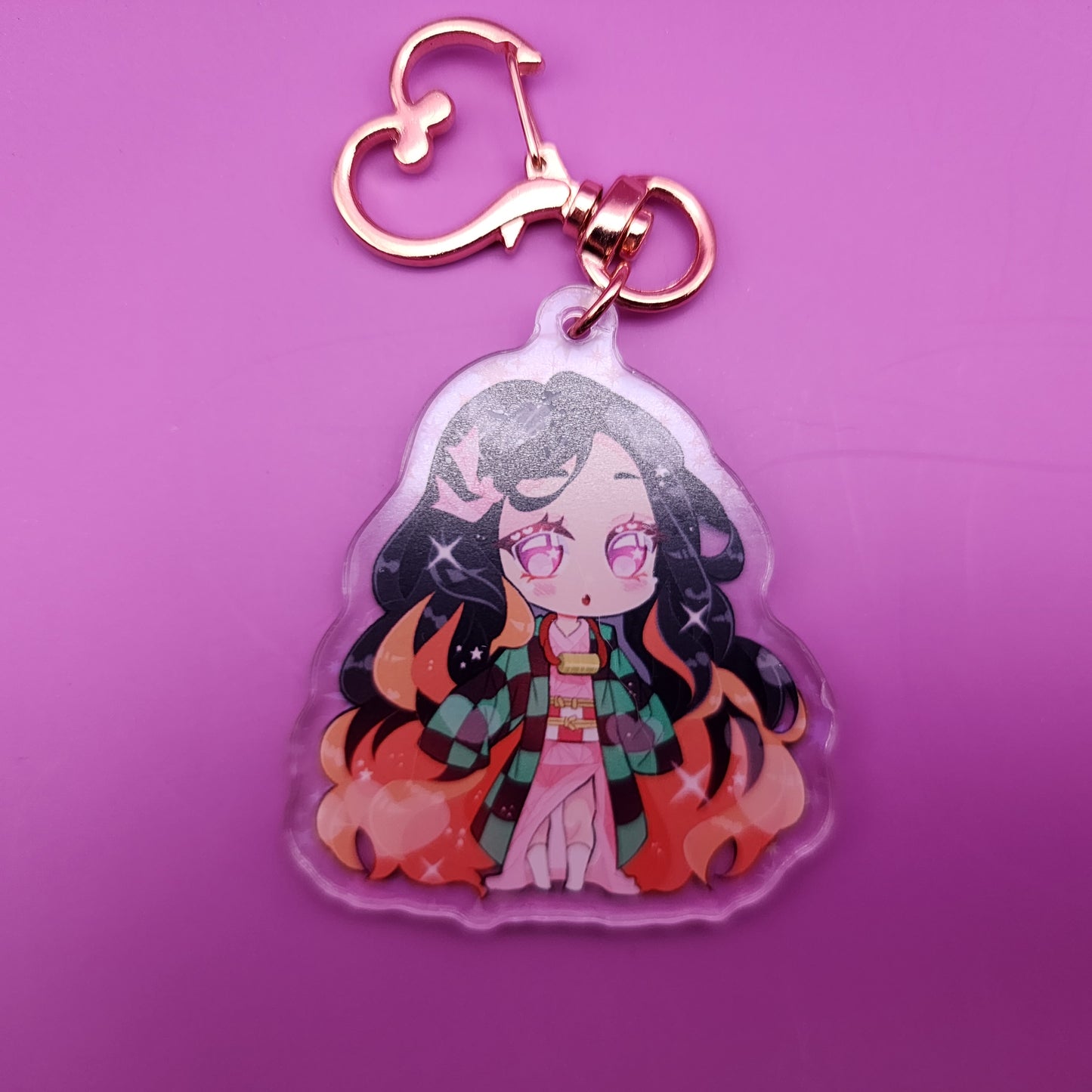 Demon Girl Acrylic Charm