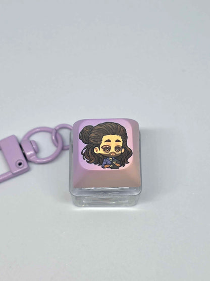 Starving Wizard Light-Up Clicky Keychain