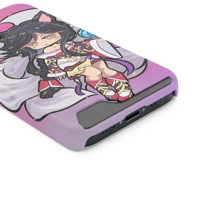 FoxGirl Phone Case With Card Holder