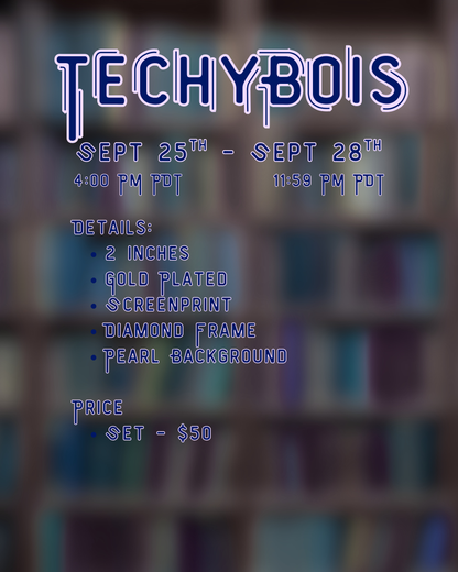 TechyBois Enamel Pin - **PREORDER**