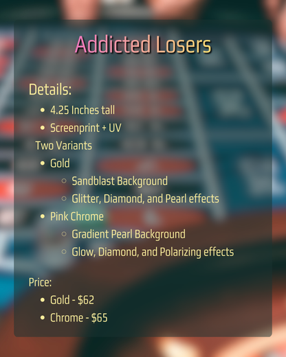 Addicted Losers Enamel Pin - **PREORDER**