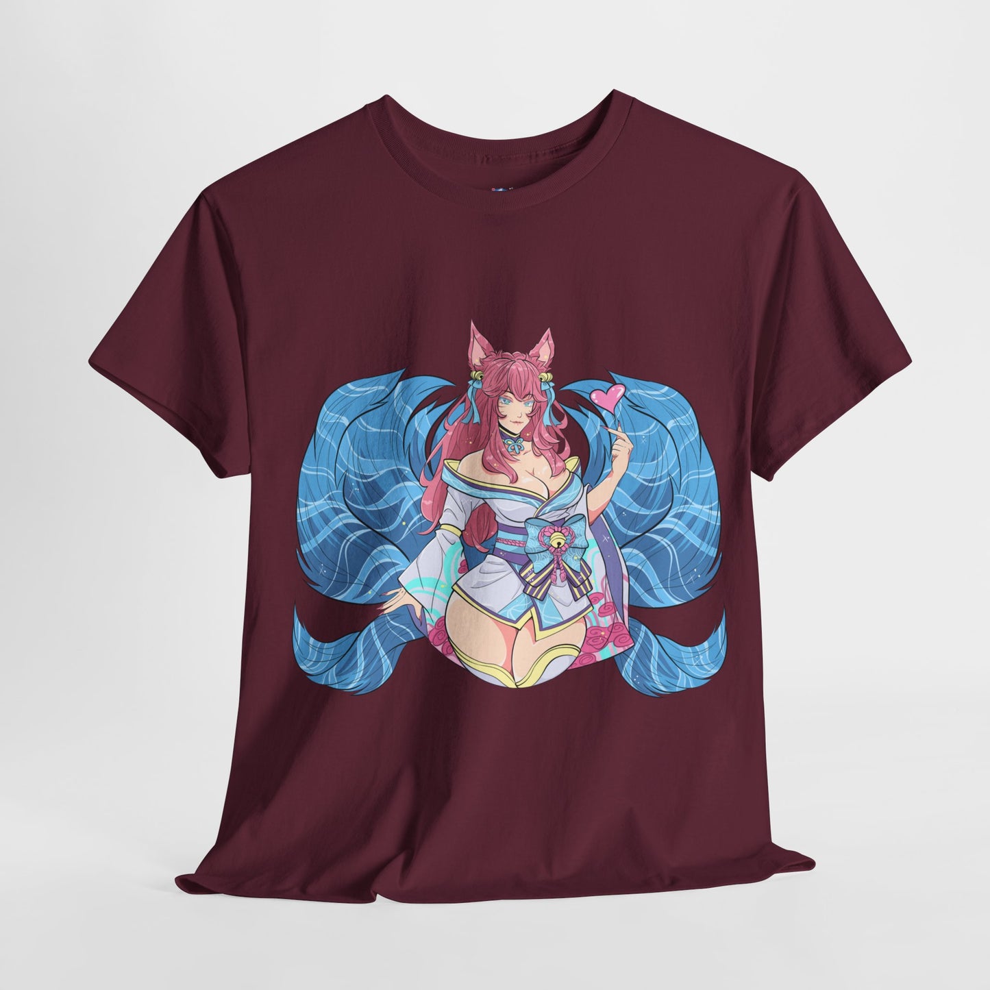 FoxGirl SpiritBloom Unisex Heavy Cotton Tee