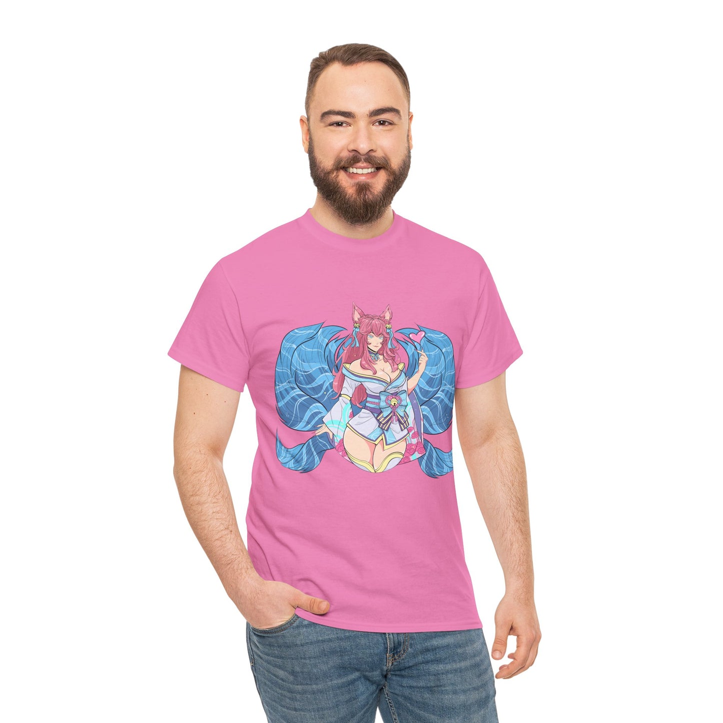 FoxGirl SpiritBloom Unisex Heavy Cotton Tee