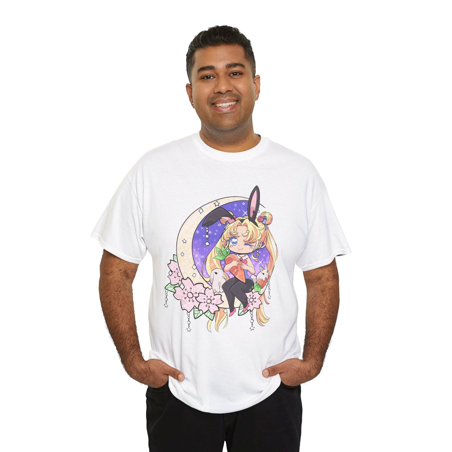 MoonBunnyGirl Unisex Heavy Cotton Tee