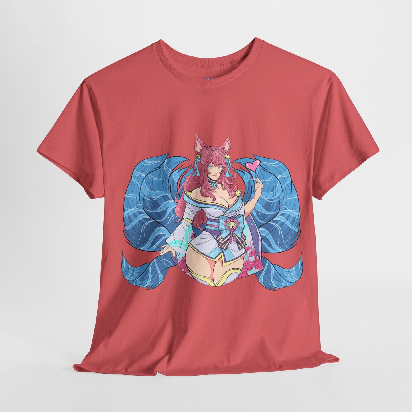 FoxGirl SpiritBloom Unisex Heavy Cotton Tee